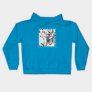 ENERGY DROPS PURE BLUE Kids Hoodie